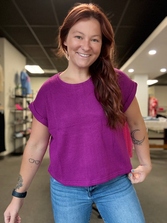 Plum Short Sleeve