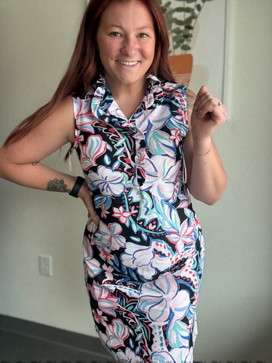 Floral Sleeveless Dress